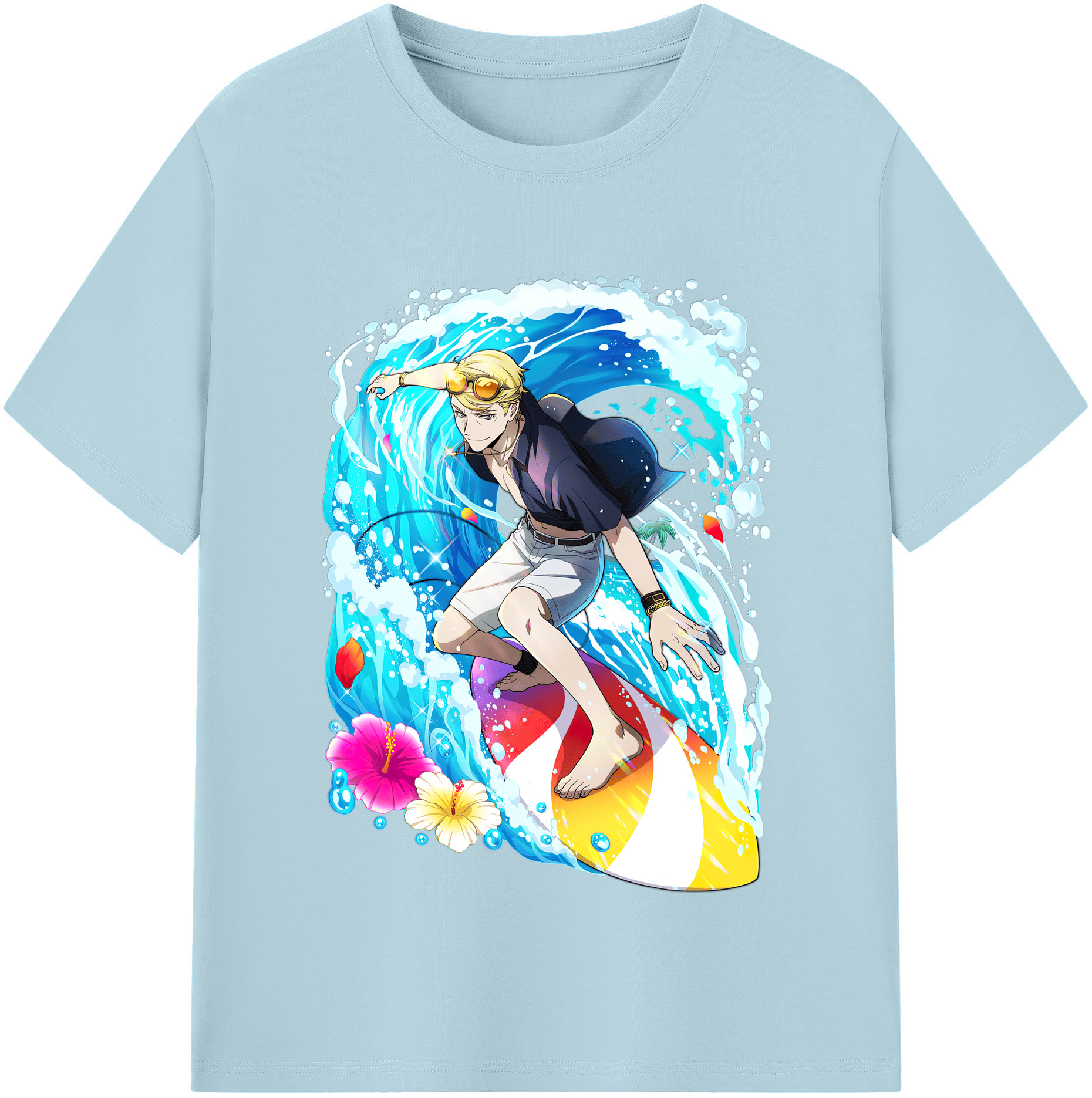 （画像用） 文豪ストレイドッグス Bungo Stray Dogs 綿100％半袖Tシャツ（フロントプリント）